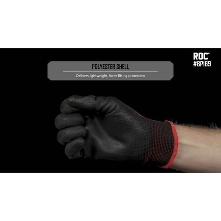 Magid ROC BP169 Polyurethane Palm Coated Gloves BP1698